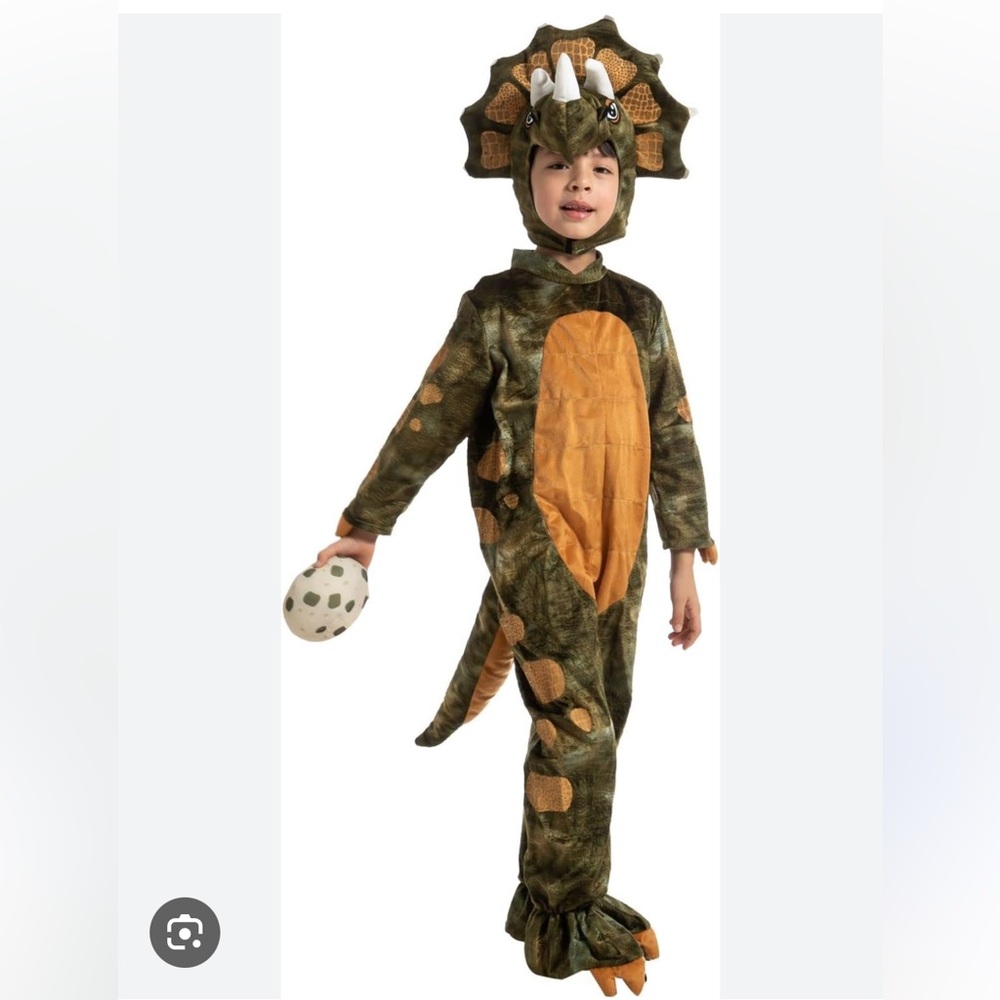 Spooktacular Creations Boys Triceratops Dinosaur costume - size 8-10
